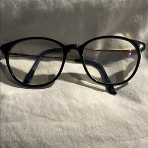 Stylish Black Round Glasses prescription